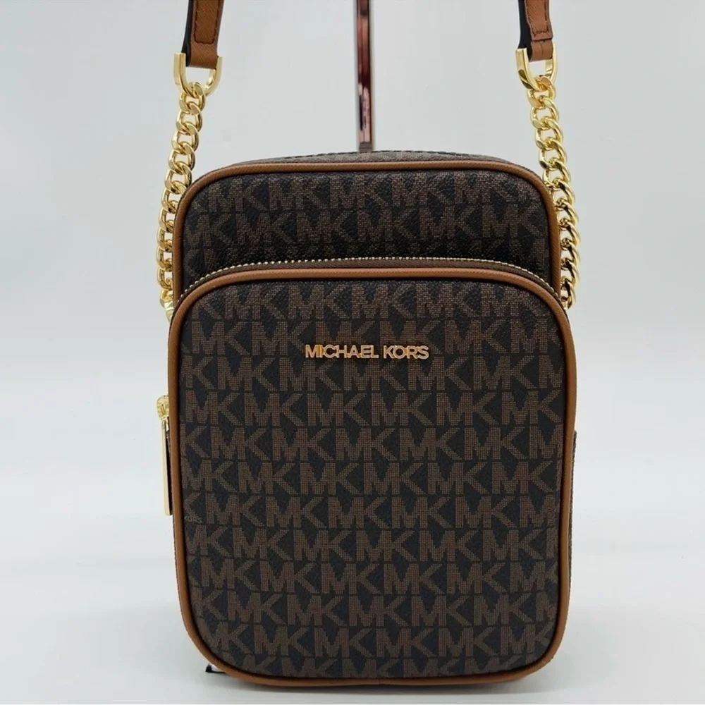 Michael Kors Medium NS Chain Xbody
Bag Brown - Picture 1 of 11
